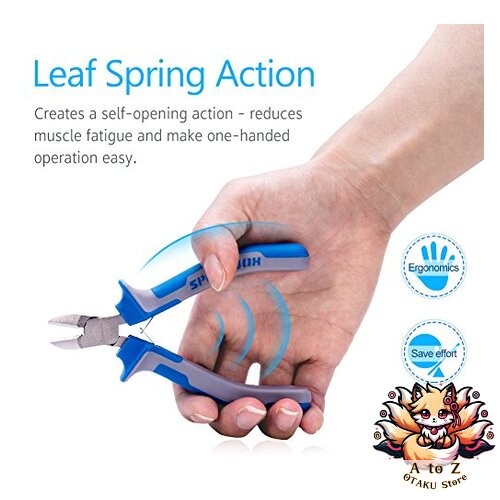 NEW SPEEDWOX 4 Inches Diagonal Pliers Small Wire Cutters Mini Precision Plastic - Picture 4 of 7
