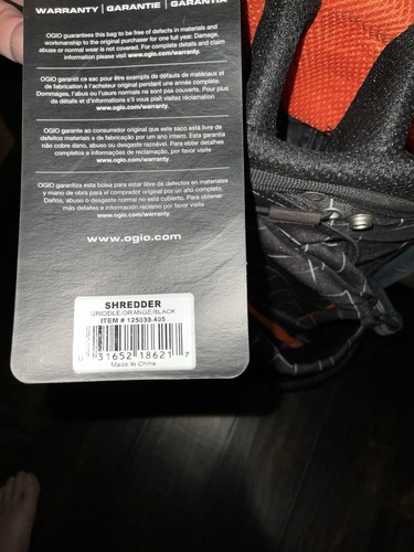 OGIO SHREDDER Golf Club Carry Bag, 8-Way “NATIONAL” (Oak Tree) Logo On Pocket - Picture 5 of 14