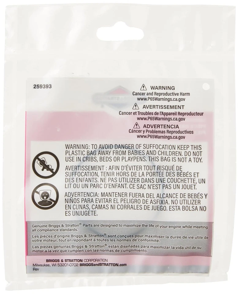 Briggs & Stratton 693981 Junta Flotador Repuesto para Modelo 280492 Multi  Foto 3 de 4