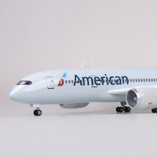 1/130 Airplane Boeing 787 Plane Model American Airline Collection with LED Light - Picture 8 of 12