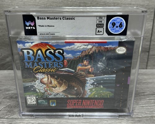 Bass Masters Classic Fishing SUPER NINTENDO SNES NES Game Boy Color WATA VGA CGC - Picture 6 of 16