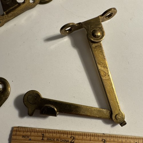 Vintage Ventilation Sash Lock 9 New Old Stock 3 Used Johnson’s Patent 1919 Brass - Picture 9 of 15