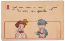 Post Card I got your number and I'm goin' to cop you quick