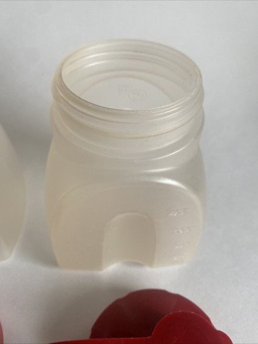 2 recipientes de bebida Rubbermaid Servin Saver de 1 pinta de botella de jugo tapas rojas de 16 oz - Imagen 19 de 23