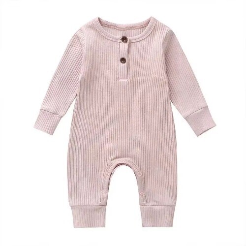 Newborn Infant Baby Boys Girls Romper Playsuit Overalls LongSleeve BabyJumpsuit - Picture 10 of 30