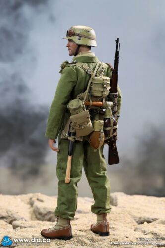 Escala 1/6 Sueños de Dragón DID Segunda Guerra Mundial Cuerpo Alemán Burk África WH Infantería D80152 - Imagen 2 de 9