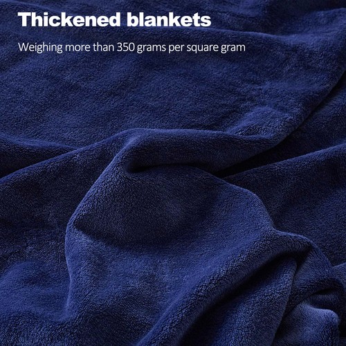 Soft Fuzzy Warm Throw Blanket with Fluffy Sherpa Fleece for Sofa Couch Bed USA - Picture 49 of 73