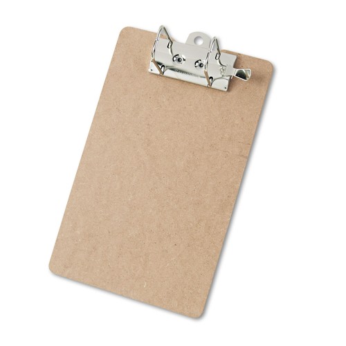 Saunders Arch Clipboard 2" Capacity Holds 8 1/2"w x 12"h Brown 05712