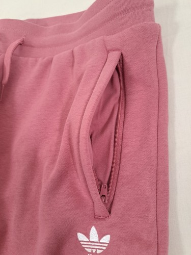 ADIDAS Originals Adicolor Pink Stata Shorts Zip Pockets BNWT Unisex 13-14 Years - Picture 8 of 16