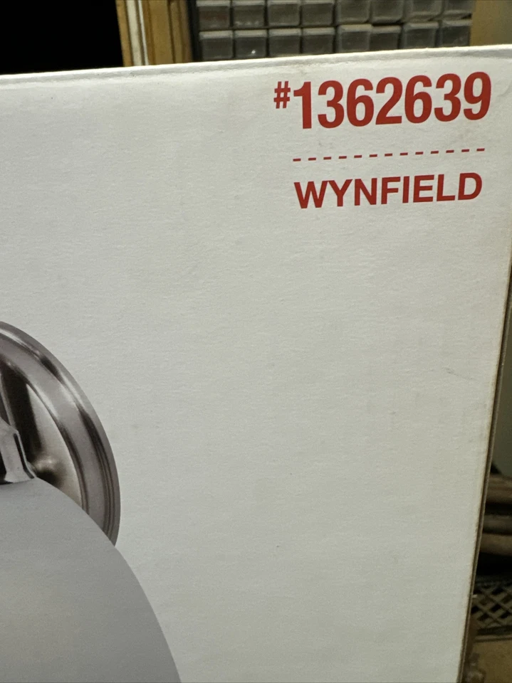 NUEVO Project Source #1362639 3 barras de luz-níquel cepillado-blanco vidrio de leche Wynfield Foto 3 de 4