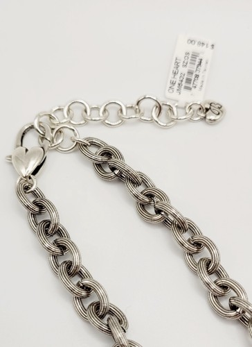 BRIGHTON One Heart/One Love Argento con Collana Oro--20 Pollici-Nuova con Etichette! - Foto 4 di 7