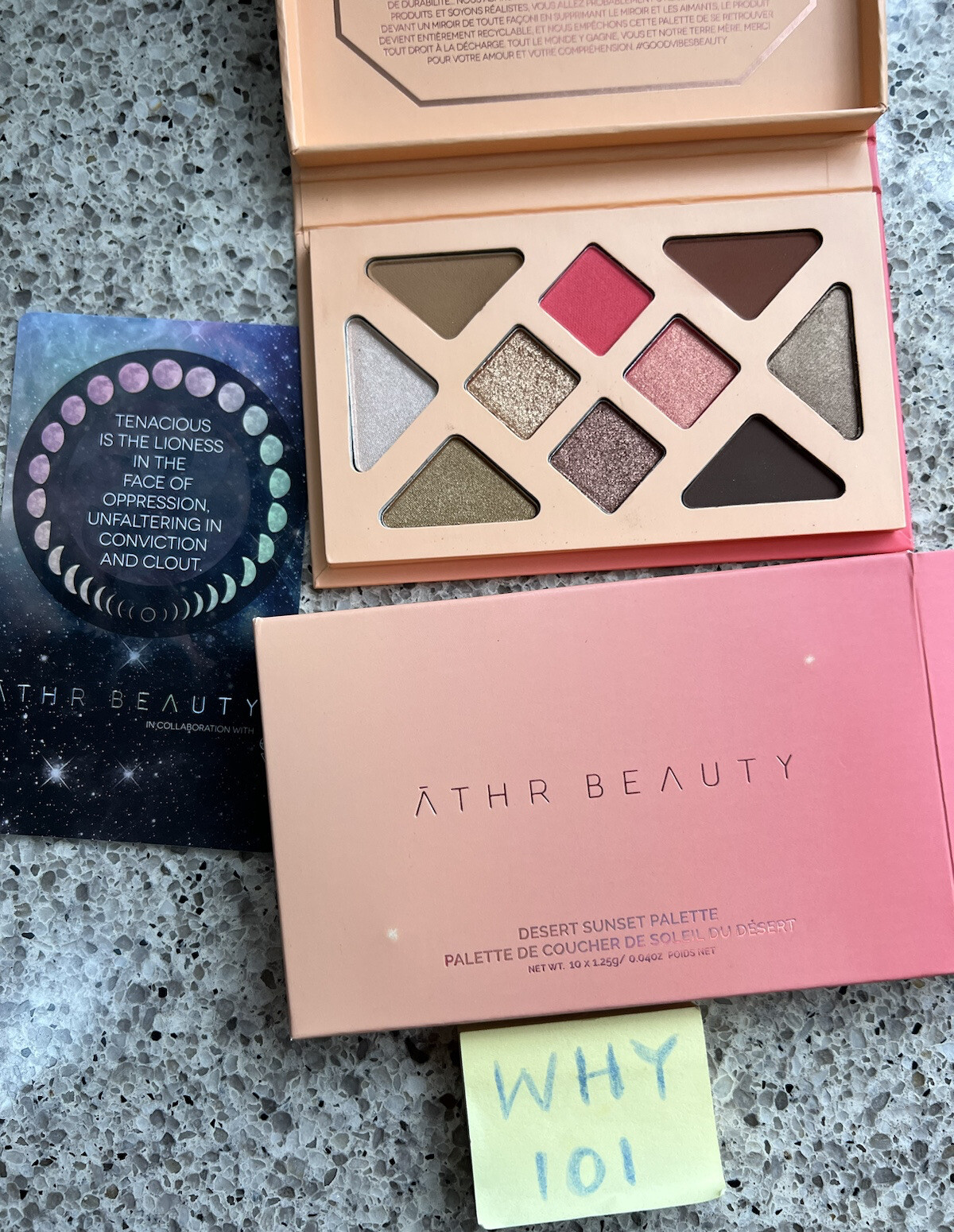 ATHR Beauty Desert Sunset Eyeshadow Palette 10 Shades Full Sz SEALED BNIB $48 - Picture 2 of 20