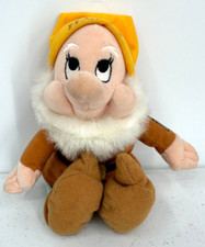 Walt Disney World Snow White Happy Plush Dwarf Bean Bag Soft Sculptured Toy