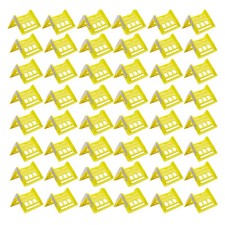 48Pcs Yellow Plastic Flatbed Edge/Corner Protectors for Carrying Cases