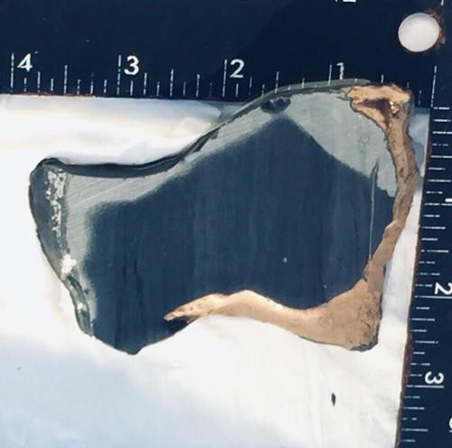 Obsidiana natural a rayas arco iris, piedra mineral, espécimen, vidrio volcánico 2.435 oz - Imagen 5 de 12