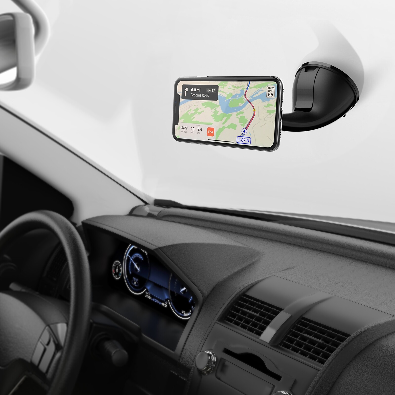 MAGNET-HALTER-UNG HANDY AUTO KFZ -M- X1 HTC Titan Wildfire S Windows Phone 8S