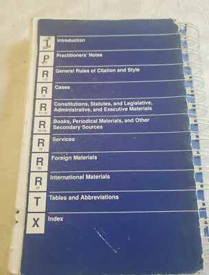 The Bluebook: A Uniform System of Citation 17th Ed. Harvard Law 