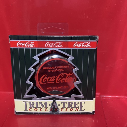 1998 Coca Cola Coke  Trim A Tree Collection Ornament  Seal With Cap Figure - Bild 2 von 4