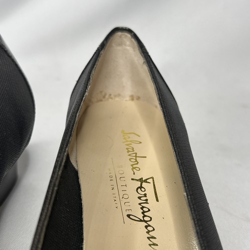 Zapatos de cuero bronce boutique de mujer Salvatore Ferragamo talla 7B prestine - Imagen 8 de 24