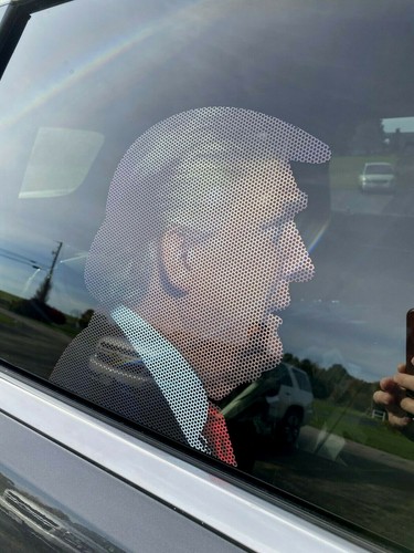 2024 President Donald Trump Car Sticker Life Person Passenger Side Window MAGA - Picture 2 of 3