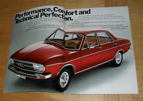 Audi 100 Brochure 1971-1972 - 100 & 100 LS - Picture 2 of 2