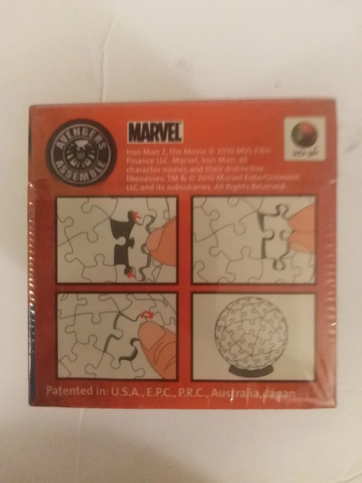 Ravensburger 60 Piezas Puzzleball Iron Man 2 3" Esfera Nuevo Sellado de Fábrica Foto 2 de 3