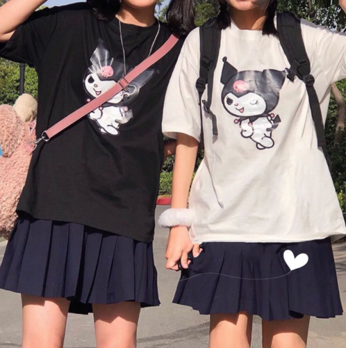 Kuromi Oversized Tshirt Harajuku Kawaii 