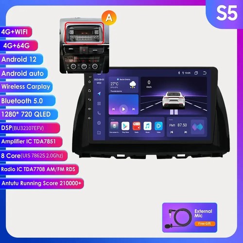 10.1"Android 12 Car Multimedia Player For Mazda CX5 CX-5 2012-2015 Lot - Picture 22 of 32