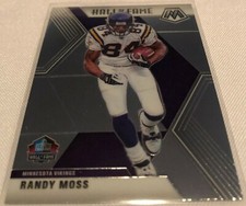 2020 Panini Mosaic Football Randy Moss Minnesota Vikings Hall of Fame #283