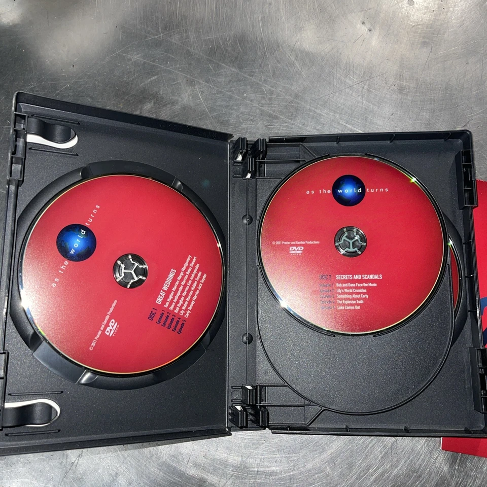 As the World Turns 20 Classic Episodes 4 Disc DVD Weddings Scandals Villains Foto 2 de 4