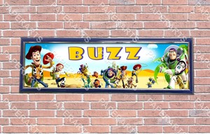 Personalized Customized Superman Movie Name Banner Wall Decor Poster with Frame
