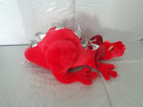 Manhattan Toys - Peluche Drago Rosso e Argento - 11,5" - Foto 3 di 3