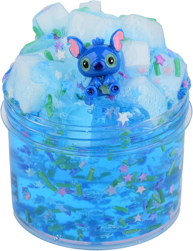 Jelly Cube Crunchy Slime, Clear Slime for Girls Boys, Non Sticky Stress Relief T - Picture 6 of 12