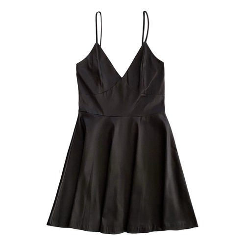 Windsor Party & Cocktail Cami Plunge Satin Black Skater Dress Women's Size XS - Picture 2 of 13
