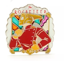 NEW DISNEY WORLD ROCKETEER 30TH ANNIVERSARY PIN LIMITED EDITION TRADING BADGE