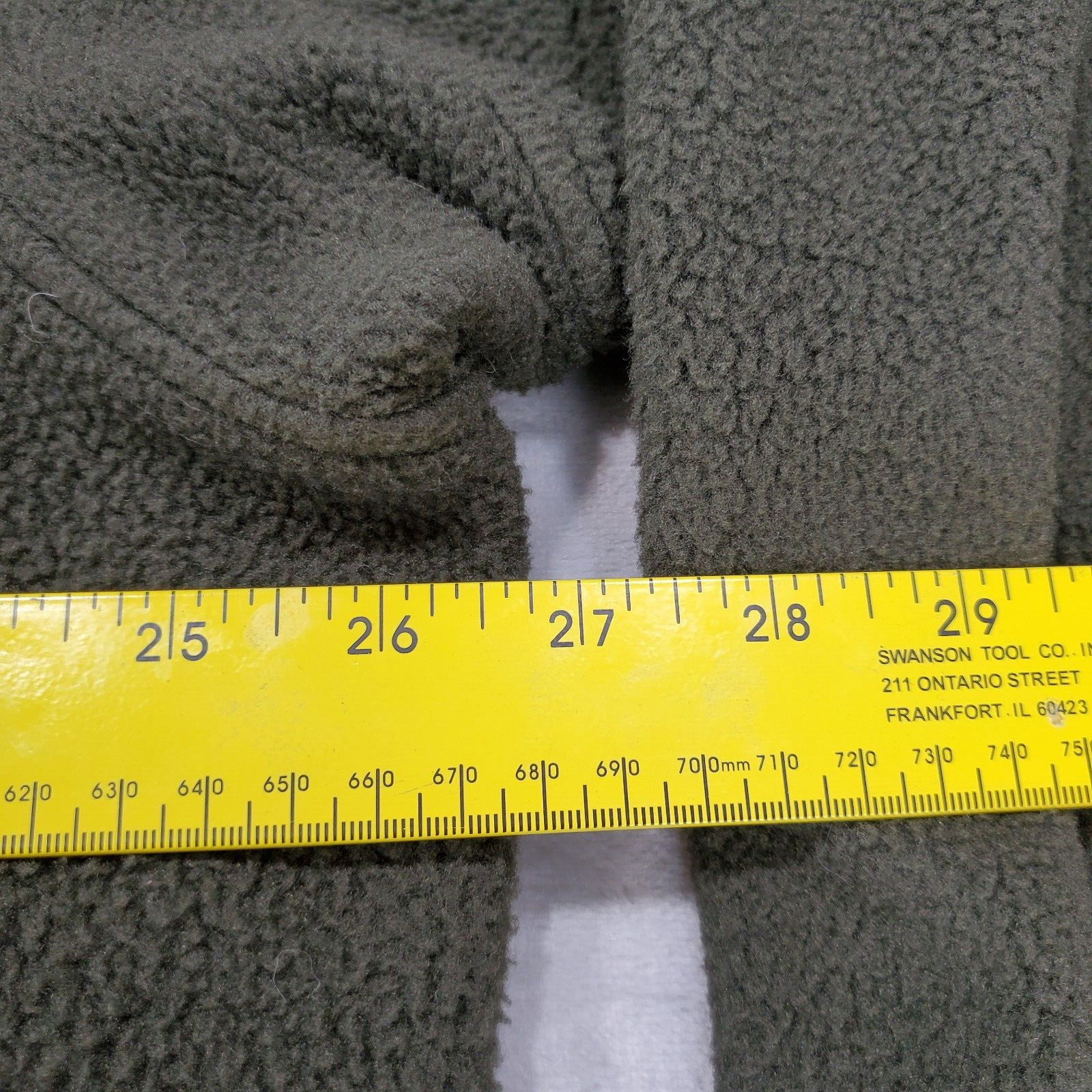 Duluth Trading Co Men's 100percent Polyester Fleece Button Up Shacket Size XLT Green image 3