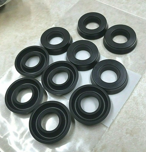 *NEW*  Parker Seals, Buna-N , single Lip 0.875" x 0.438 x 0.210" thk  (10) Lot - Picture 1 of 2