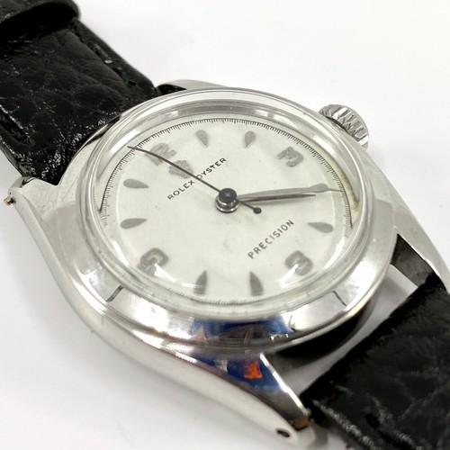 Vintage Rolex Oyster Precision 6020 Stainless Mechanical 29mm Watch (LO1004696) - Picture 5 of 8