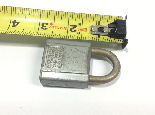 vintage, antique padlocks, set of 3, corbin, taylor, chicago brands, locksmith - Picture 6 of 6