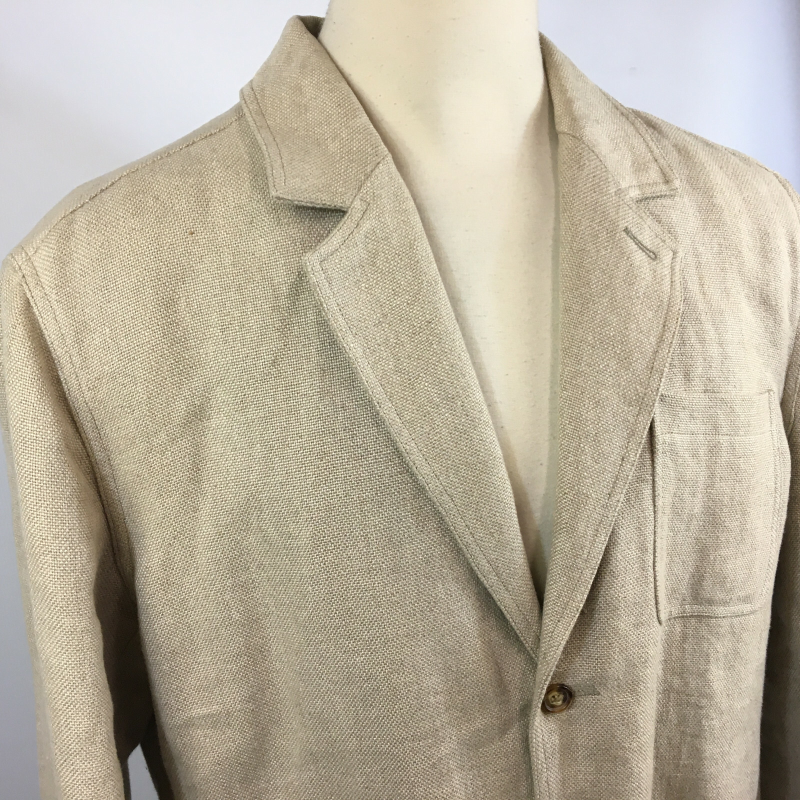 Mens Orvis Fly Fishing Safari Guide Sports Coat Blaze… Gem