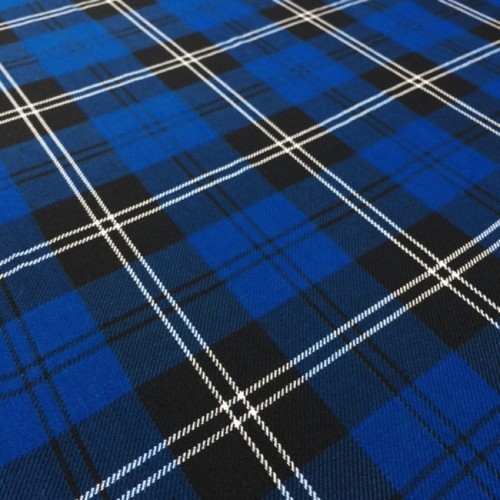 Tapicería de vestido tela de tartán de poli viscosa 150 cm 59" de ancho tela a cuadros - Imagen 10 de 14