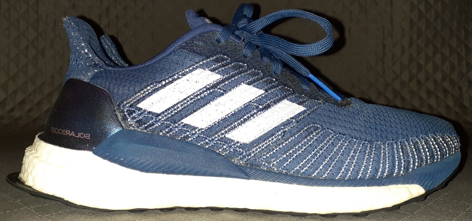 Adidas Men's Solar Boost 19 Blue Iridescent Boost… - image 1