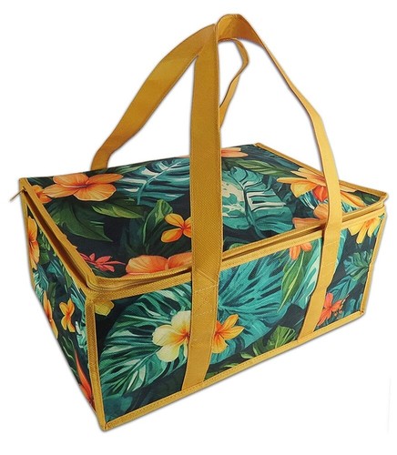 Hawaiian insulated Casserole Carrier Shopping Eco Tote Bag Hot Cold Hawaii Hib - 第 1/1 張圖片