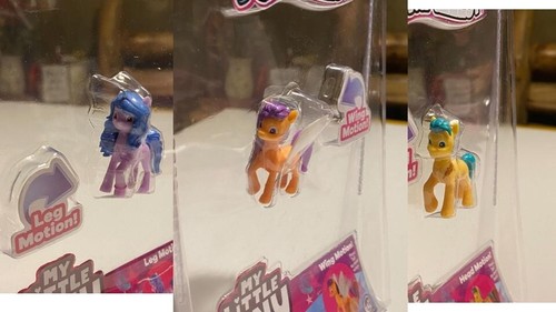 Set 3 microfigure My Little Pony più piccole del mondo Super Impulse serie 2 NUOVE - Foto 1 di 11