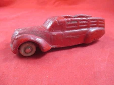 Vintage 1930-40s Sun Rubber Co Truck  ALL Red  # 67
