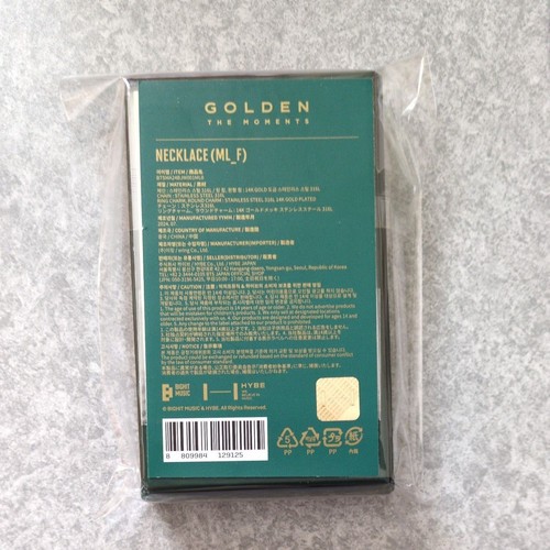 BTS JUNGKOOK Golden Necklace The Moments Seoul Exhibition LTD Photo Card JP - Bild 2 von 2