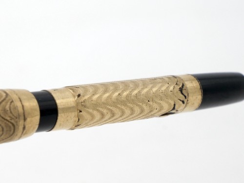 STYLO PLUME ANCIEN - FOUNTAIN PEN - MORRISON - PLAQUÉ OR 14 CARATS - Picture 9 of 10