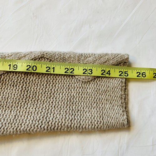 NEW Banana Republic Lambswool Cashmere Cardigan Sweater Shrug Open Front Cable M - Picture 11 of 11