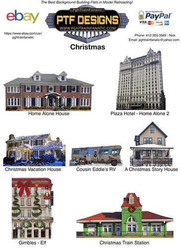 N Scale - HOME ALONE HOUSE - Building Flat w/ LED Christmas Decoration - Picture 6 of 6