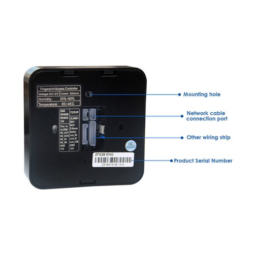 TFS28 Fingerprint Attendance and Access Control Integrated Machine ID/IC - Picture 8 of 11